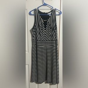 Black and white dress